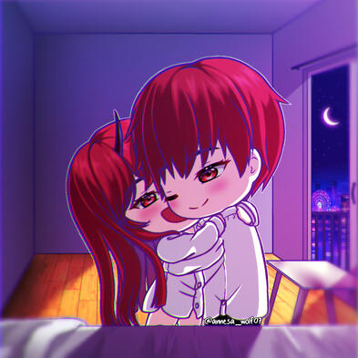 Annesa &amp; Awindra chibi
